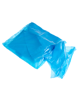 Disposable Plastic Aprons Blue Flat Pack of 100